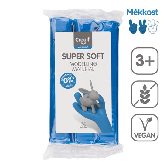 Obrázek z Modelovací hmota Creall Super soft - 500 g / modrá