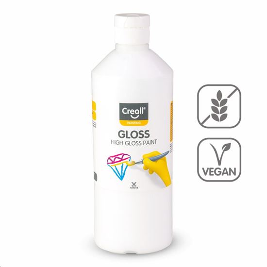 Obrázek z Barva s vysokým leskem Creall Gloss - 500 ml / bílá