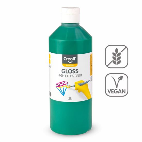 Obrázek z Barva s vysokým leskem Creall Gloss - 500 ml / zelená