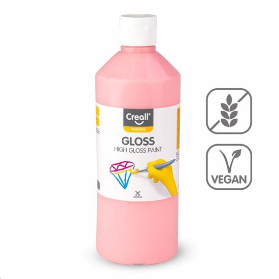 Obrázek z Barva s vysokým leskem Creall Gloss - 500 ml / růžová