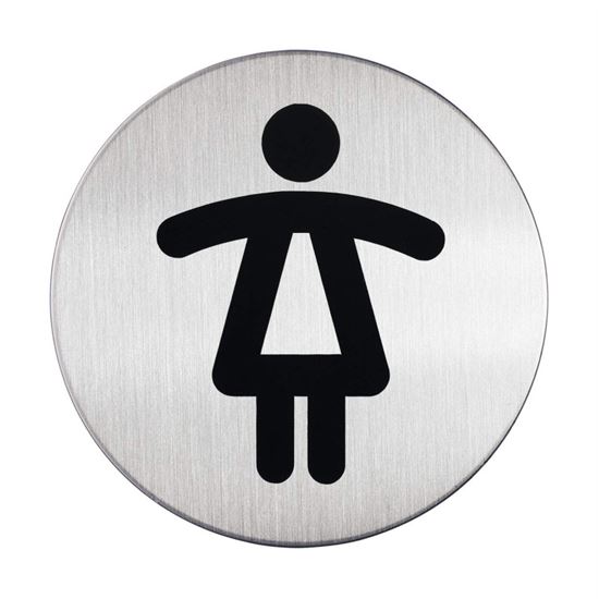 Obrázek z Piktrogram nerez Durable - WC dámy