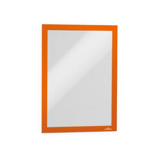 Obrázek z Rámeček samolepicí DURAFRAME® A4 - oranžová / 2 ks