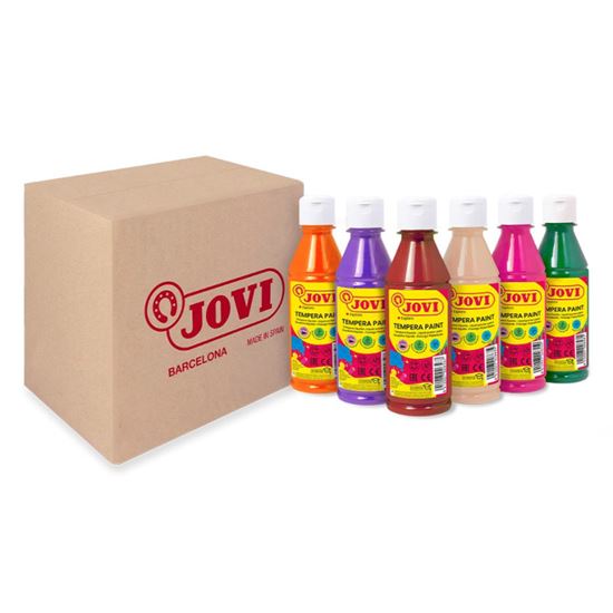 Obrázek z Tekuté temperové barvy JOVI PREMIUM - 6 x 250 ml