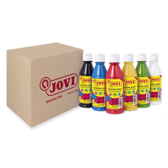 Obrázek z Tekuté temperové barvy JOVI PREMIUM - 6 x 250 ml