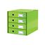Obrázek Zásuvkový box Leitz Click&Store - 4 zásuvky / zelená