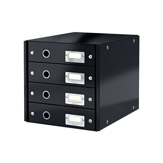 Obrázek z Zásuvkový box Leitz Click&Store - 4 zásuvky / černá