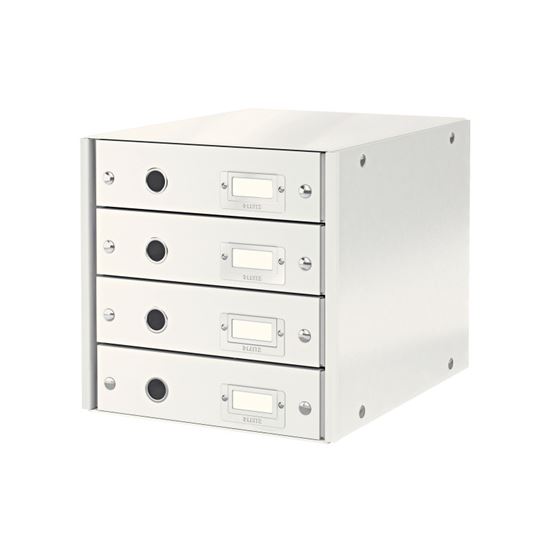 Obrázek z Zásuvkový box Leitz Click&Store - 4 zásuvky / bílá