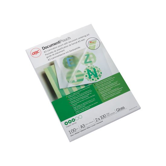 Obrázek z Laminovací pouzdra GBC A3 - 100 mic / 100 ks