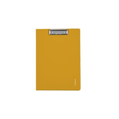 Obrázek Dvojdeska A4 VERDE s klipem - hořčicová