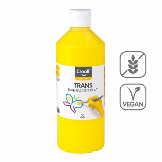 Obrázek z Transparentní barva Creall Trans - 500 ml / žlutá