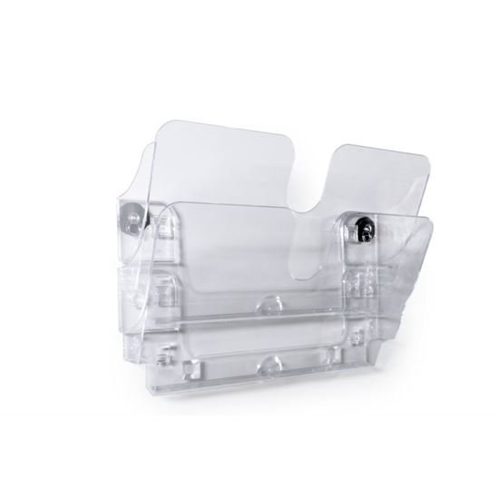 Obrázek z Držák na prospekty DURABLE magnetický - 2 / A4 čirý / na šířku