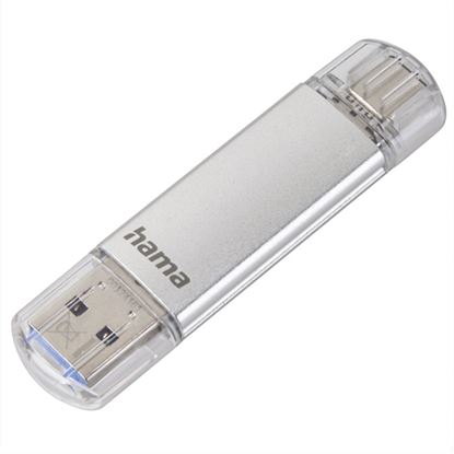 Obrázek Flash Pen Laeta twin - stříbrná / 128 GB / USB 3.1