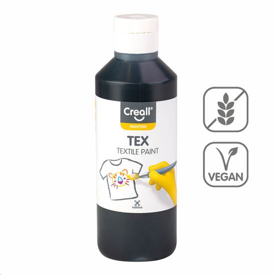 Obrázek z Textilní barva Creall Tex - 250 ml / černá