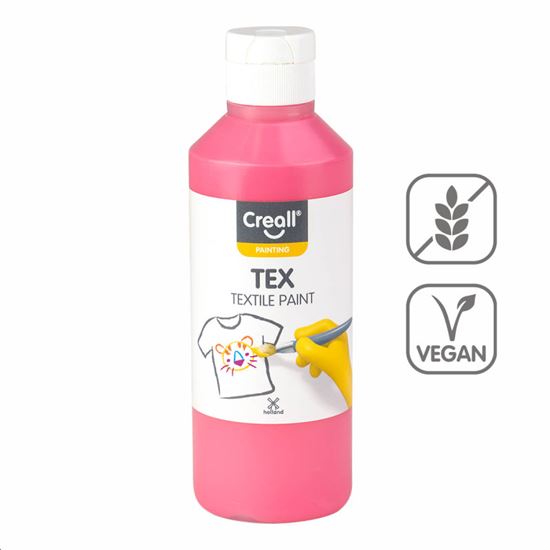 Obrázek z Textilní barva Creall Tex - 250 ml / sv. růžová