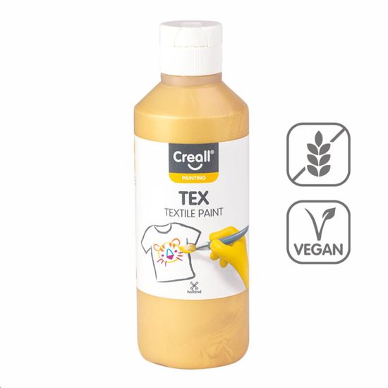 Obrázek z Textilní barva Creall Tex - 250 ml / zlatá