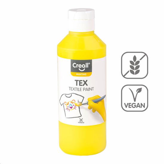 Obrázek z Textilní barva Creall Tex - 250 ml / žlutá