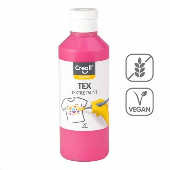 Obrázek z Textilní barva Creall Tex - 250 ml / růžová
