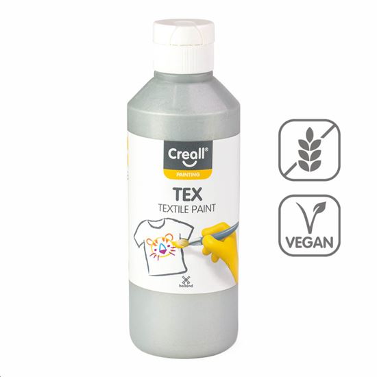 Obrázek z Textilní barva Creall Tex - 250 ml / stříbrná