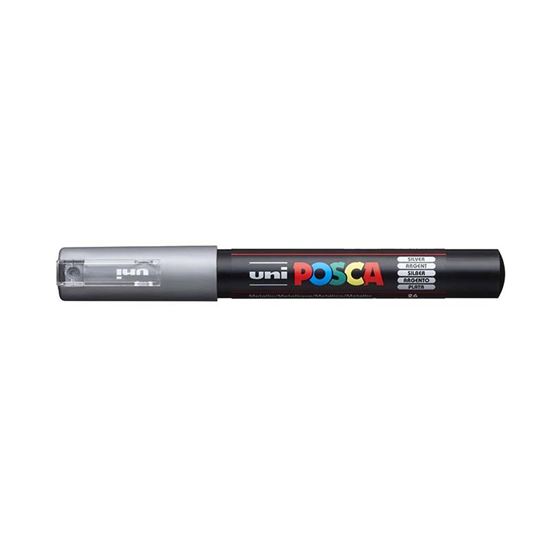 Obrázek z Posca popisovač / 0,7 mm - stříbrná