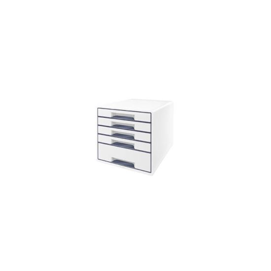 Obrázek z Zásuvkový box Leitz WOW - 4+1 zásuvky / šedá