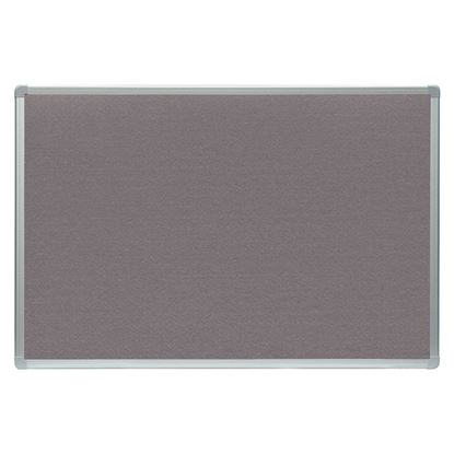 Obrázek Tabule filcová v hliníkovém rámu ARTA - 60 x 90 cm / šedá