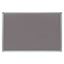 Obrázek Tabule filcová v hliníkovém rámu ARTA - 90 x 120 cm / šedá