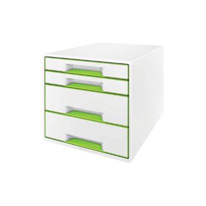 Obrázek Zásuvkový box Leitz WOW - 2+2 zásuvky / zelená