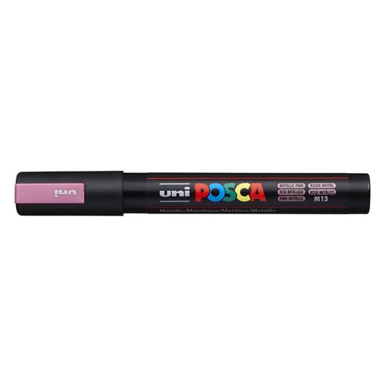 Obrázek z Posca popisovač / 2,5 mm - metal. růžová
