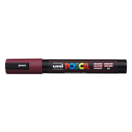 Obrázek z Posca popisovač / 2,5 mm - bordó