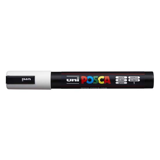 Obrázek z Posca popisovač / 2,5 mm - bílá