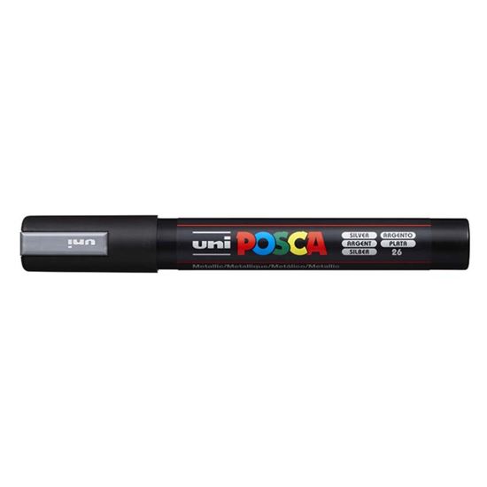 Obrázek z Posca popisovač / 2,5 mm - stříbrná