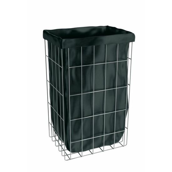 Obrázek z Koš na použité papírové ručníky - nerez / 47 litrů