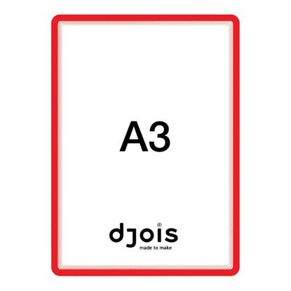 Obrázek Kapsy samolepicí Magneto - A3 / červená / 2 ks