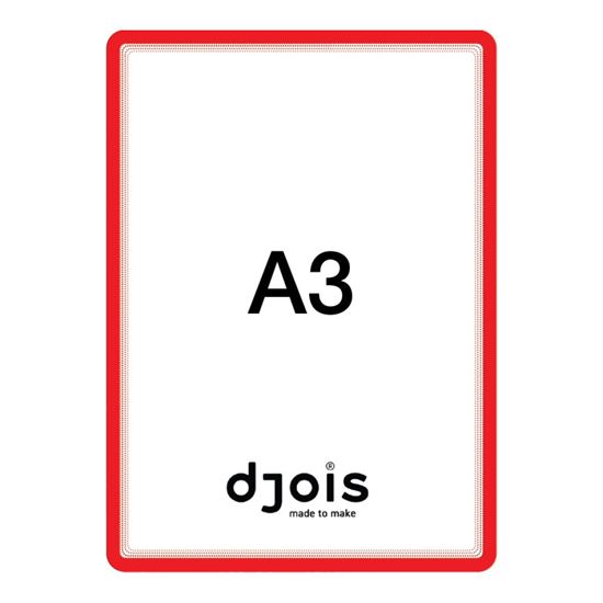 Obrázek z Kapsy samolepicí Magneto - A3 / červená / 2 ks