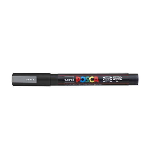 Obrázek z Posca popisovač / 0,9–1,3 mm - stříbrná