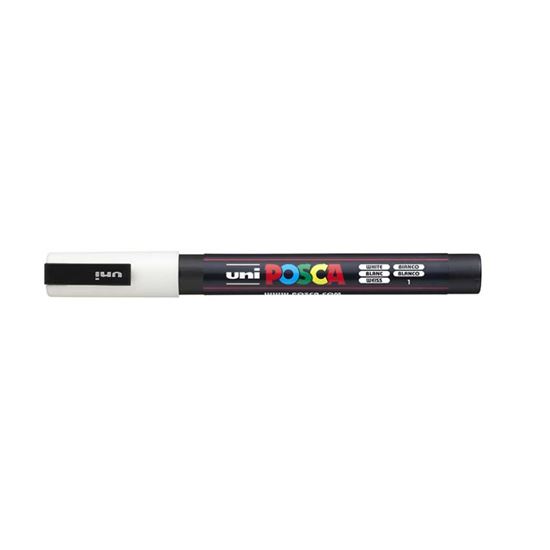 Obrázek z Posca popisovač / 0,9–1,3 mm - bílá