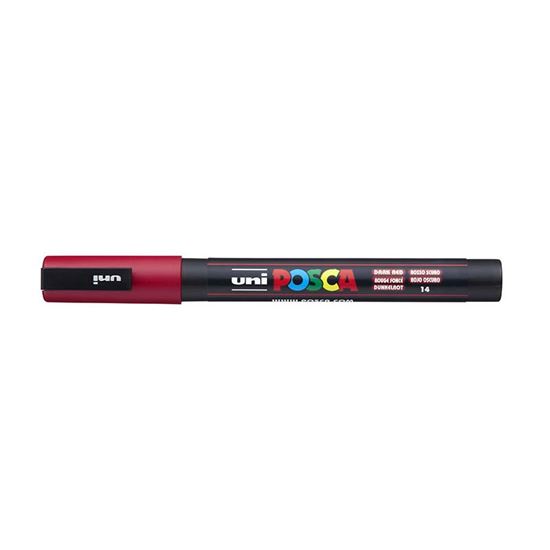Obrázek z Posca popisovač / 0,9–1,3 mm - tm. červená