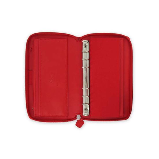 Obrázek z Diář Filofax Saffiano ZIP Compact - osobní / červená
