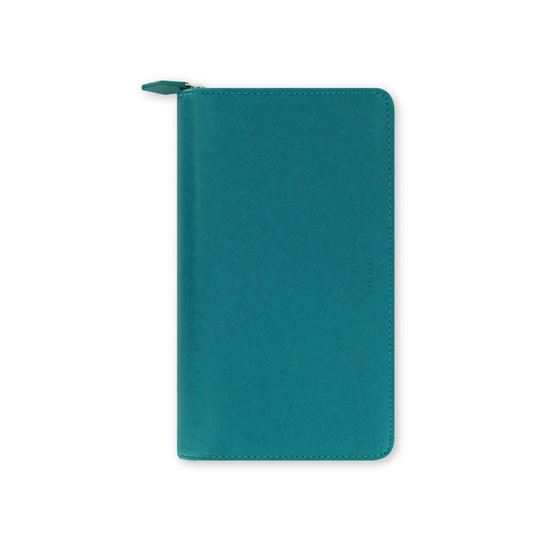 Obrázek z Diář Filofax Saffiano ZIP Compact - osobní / aquamarín