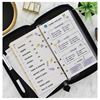 Obrázek z Diář Filofax Saffiano ZIP Compact - osobní / černá
