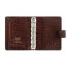 Obrázek z Diář Filofax Classic Croc - kapesní / kaštanová