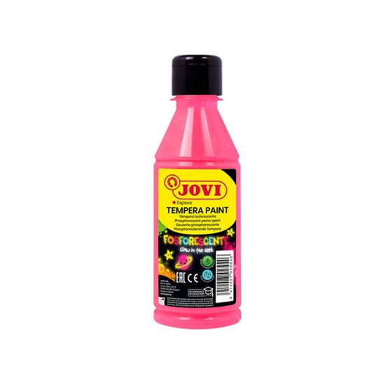 Obrázek z Tekuté temperové barvy JOVI PREMIUM v lahvi - 250 ml / neon růžová