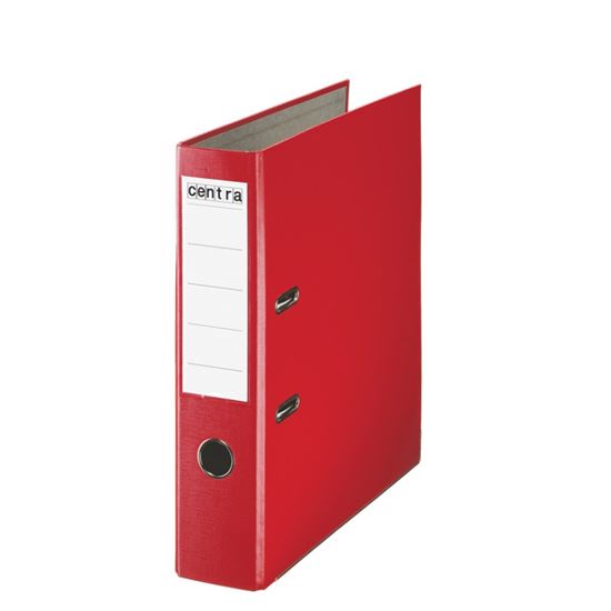 Obrázek z Pákový pořadač Centra A4 polypropylenový Economy 7,5 cm / červená