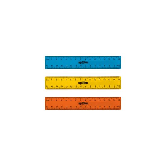 Obrázek z Pravítko SPOKO 15 cm - mix
