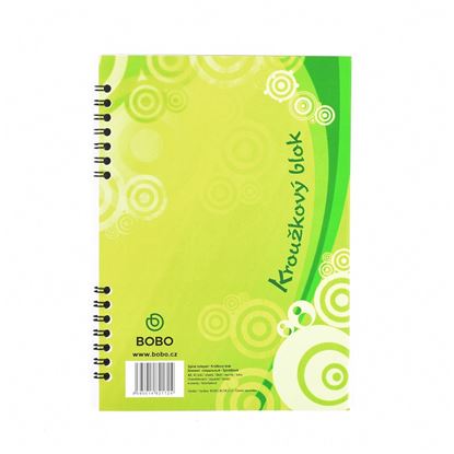 Obrázek Blok BOBO s boční vazbou - A5 / čtvereček