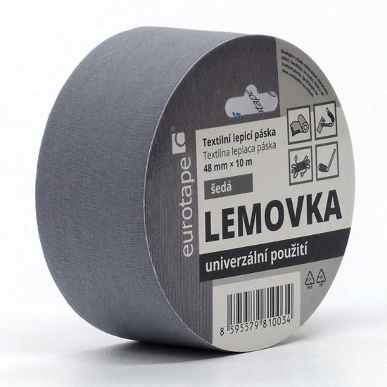 Obrázek z Lepicí pásky kobercové - 48 mm x 10 m / šedá