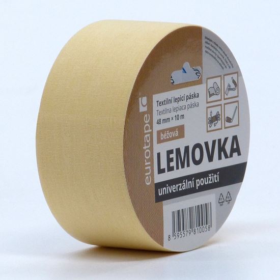Obrázek z Lepicí pásky kobercové - 48 mm x 10 m / béžová
