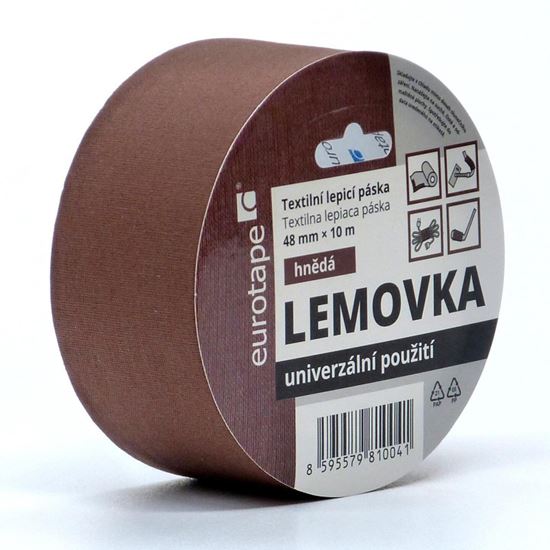 Obrázek z Lepicí pásky kobercové - 48 mm x 10 m / hnědá