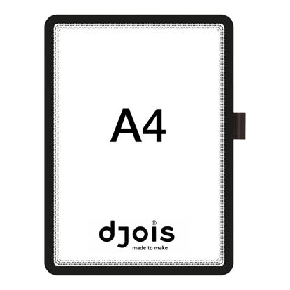 Obrázek Kapsy samolepicí Magneto - A4 / černá / s okem na pero