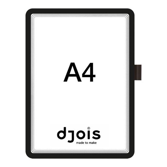 Obrázek z Kapsy samolepicí Magneto - A4 / černá / s okem na pero